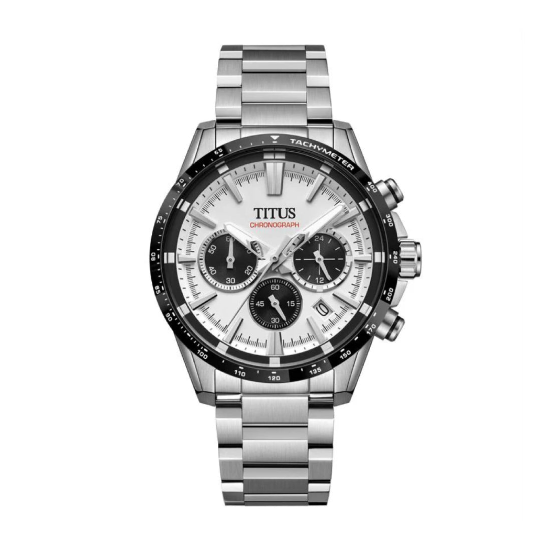 [MEN] Saber Chronograph Quartz Stainless Steel Watch [W06-03401-001]
