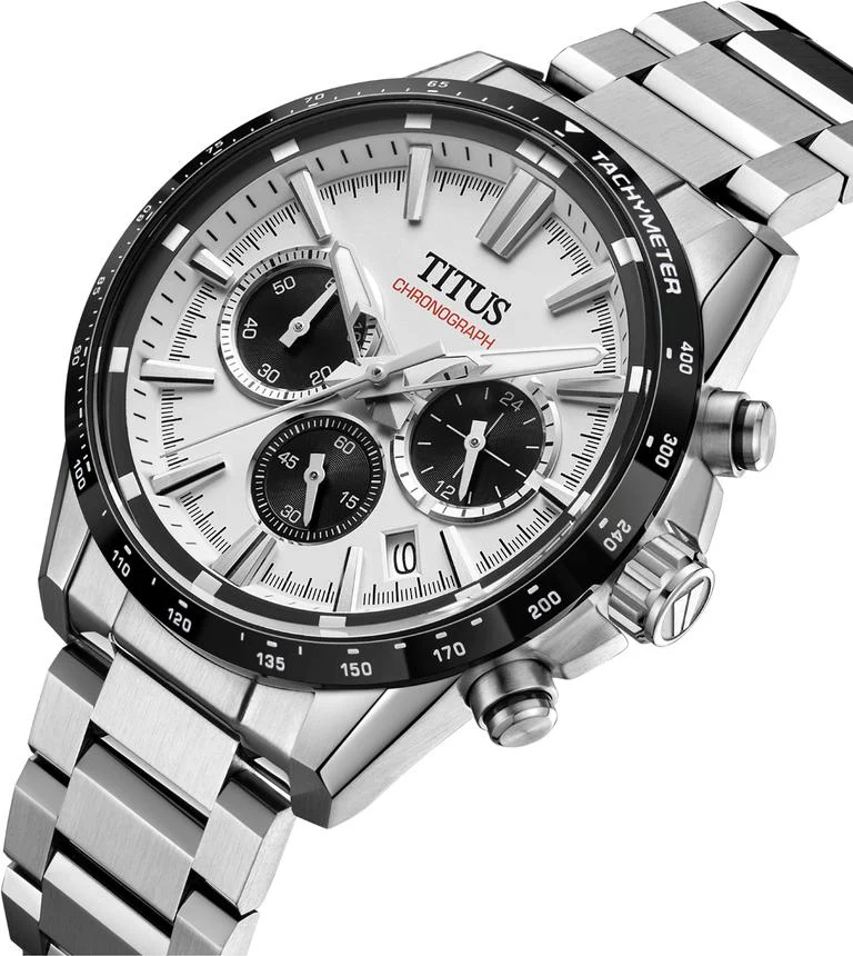 [MEN] Saber Chronograph Quartz Stainless Steel Watch [W06-03401-001]
