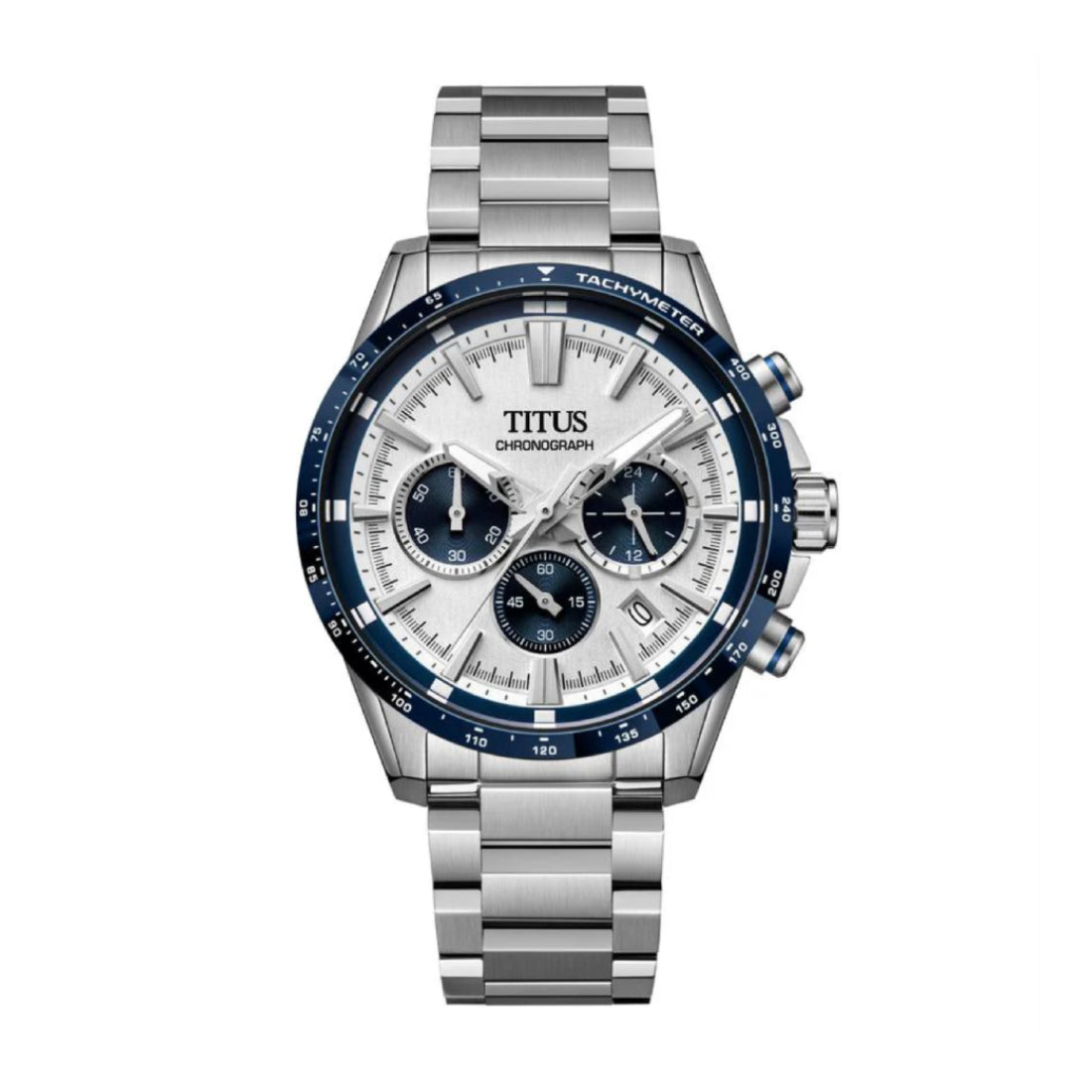 [MEN] Saber Chronograph Quartz Stainless Steel Watch [W06-03401-002]