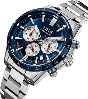[MEN] Saber Chronograph Quartz Stainless Steel Watch [W06-03401-003]
