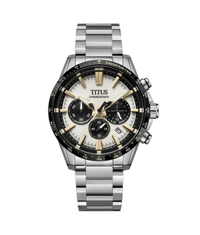 [MEN] Saber Chronograph Quartz Stainless Steel Watch [W06-03401-004]