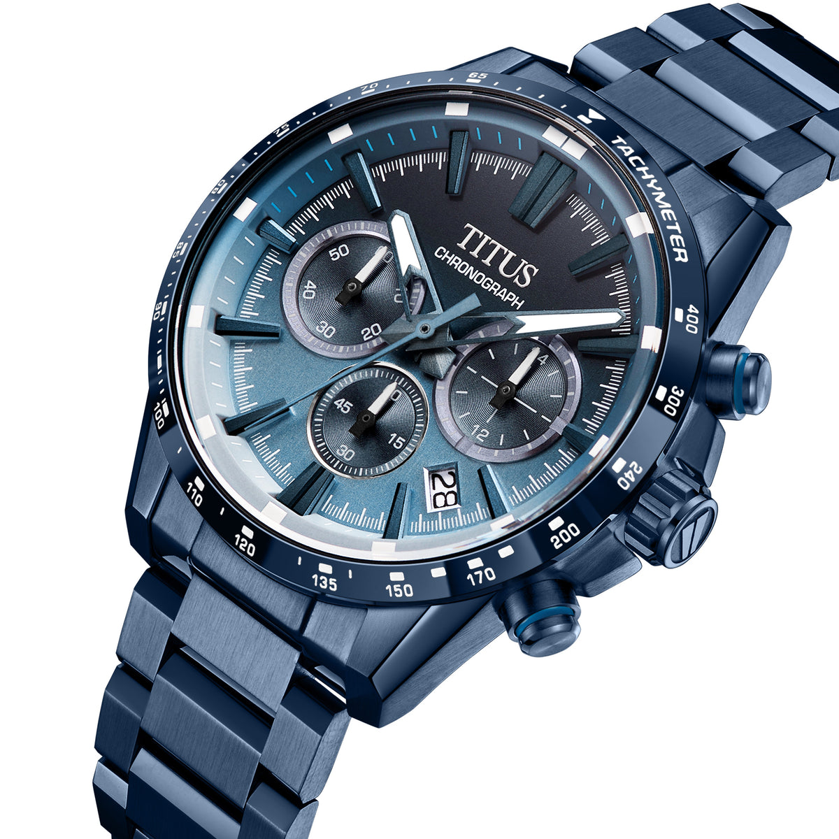 [MEN] Saber Chronograph Quartz Stainless Steel Watch [W06-03401-005]