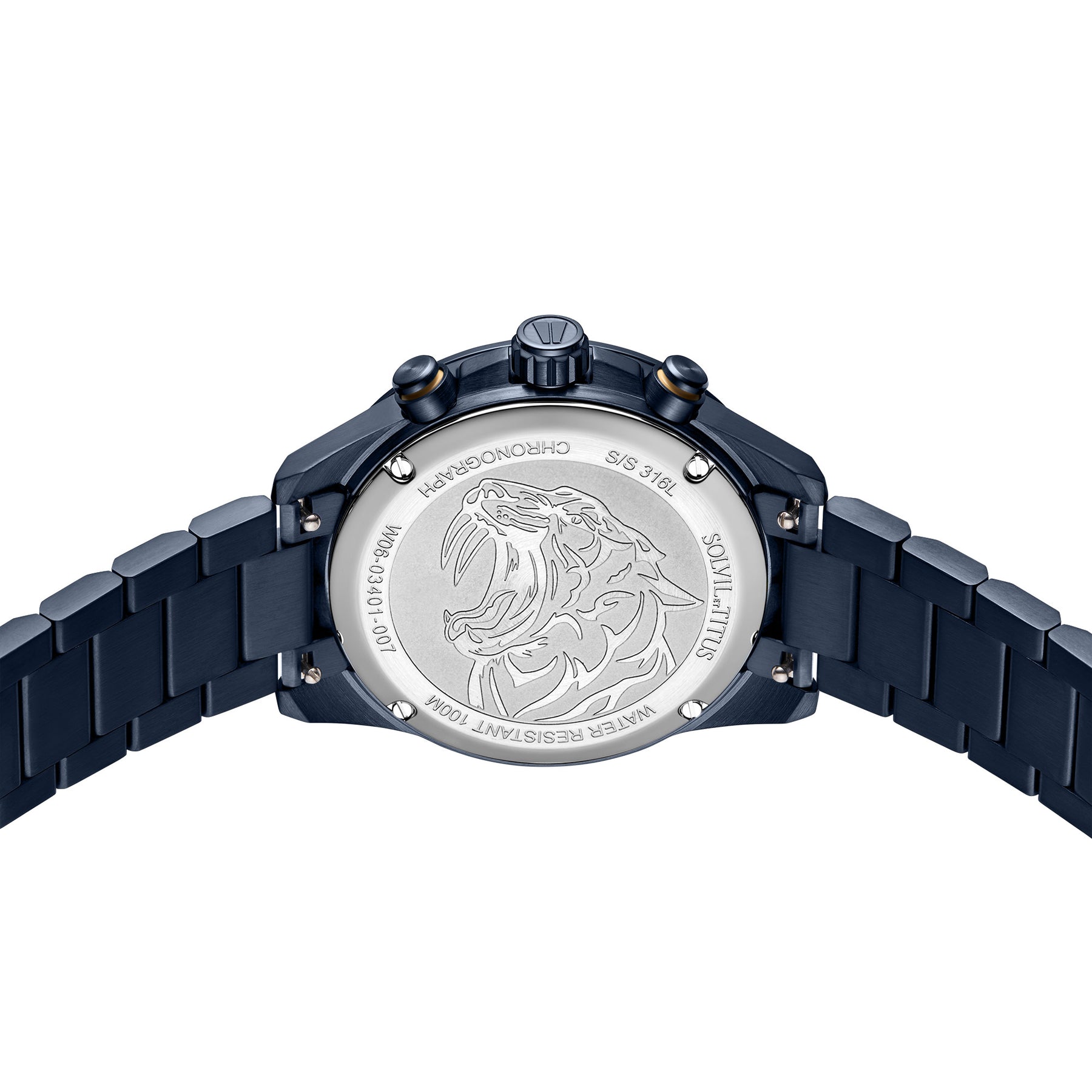 [MEN] Saber Chronograph Quartz Stainless Steel Watch [W06-03401-007]
