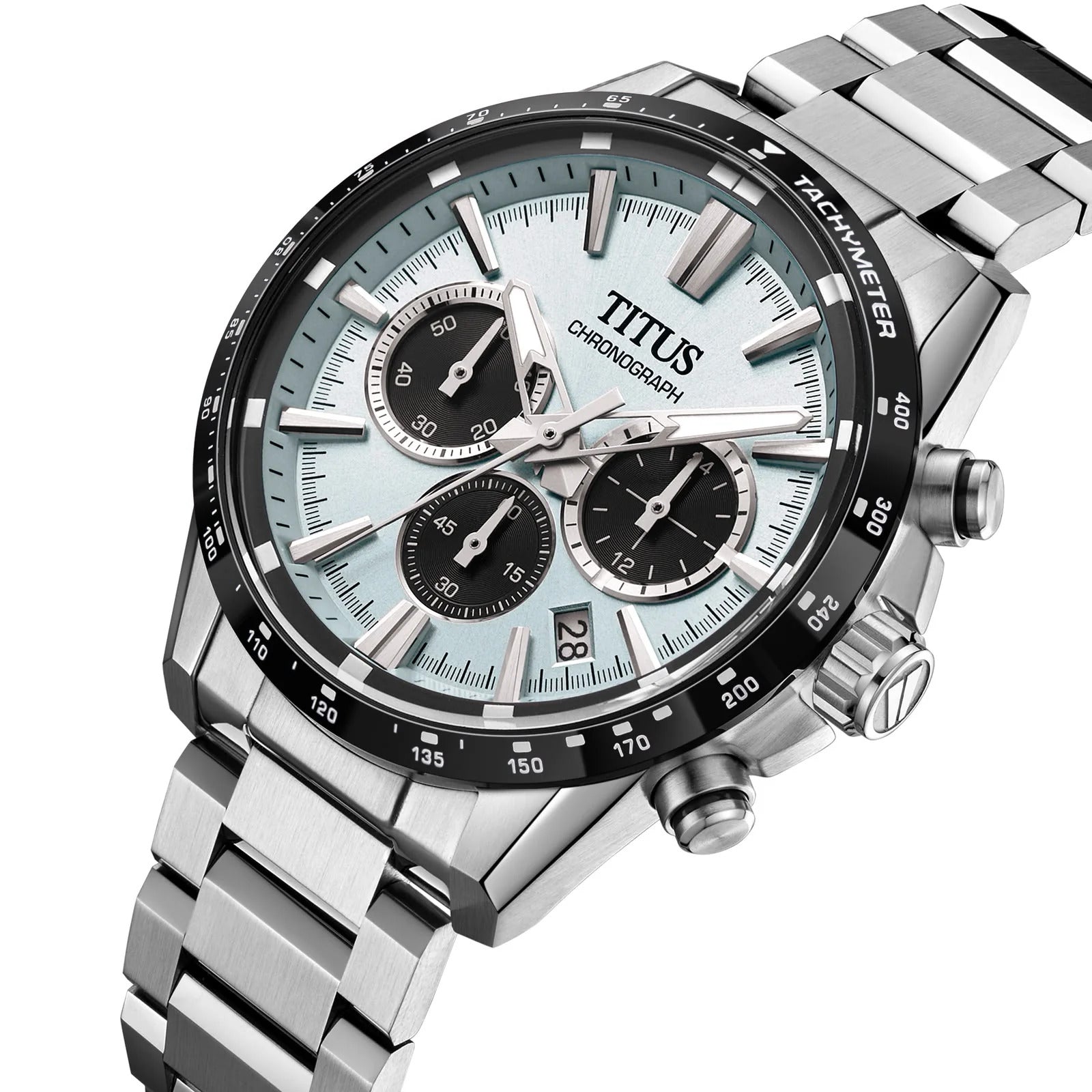 [MEN] Saber Chronograph Quartz Stainless Steel Watch [W06-03401-008]