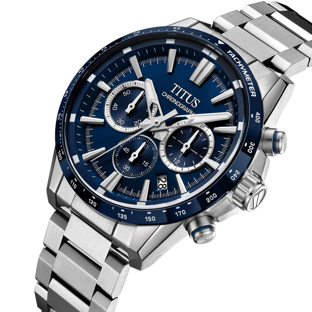 [MEN] Saber Chronograph Quartz Stainless Steel Watch [W06-03401-009]