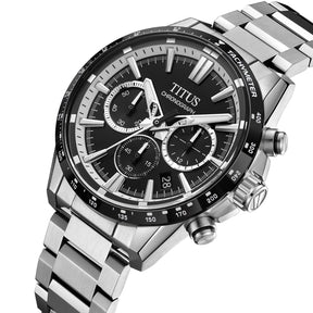 [MEN] Saber Chronograph Quartz Stainless Steel Watch [W06-03401-010]