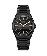 [MEN] Vinyl 3 Hands Mechanical Stainless Steel Watch [W06-03402-010]
