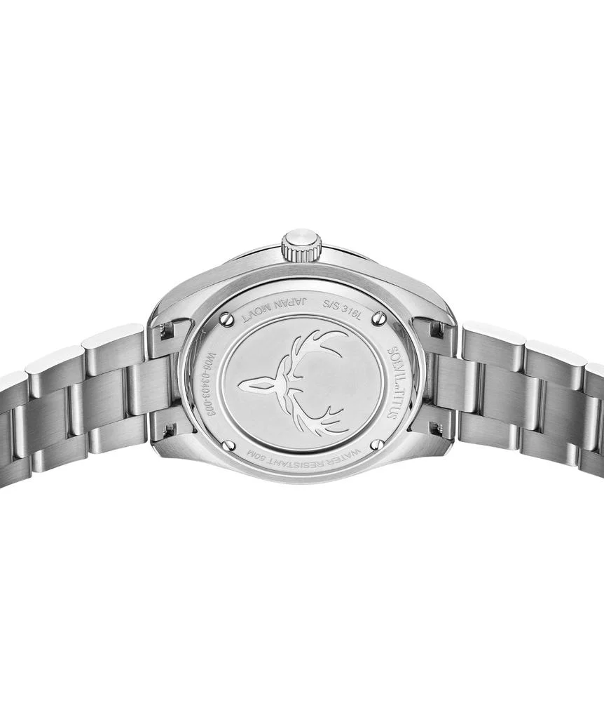 [MEN] Cervus 3 Hands Mechanical Stainless Steel Watch [W06-03403-003]