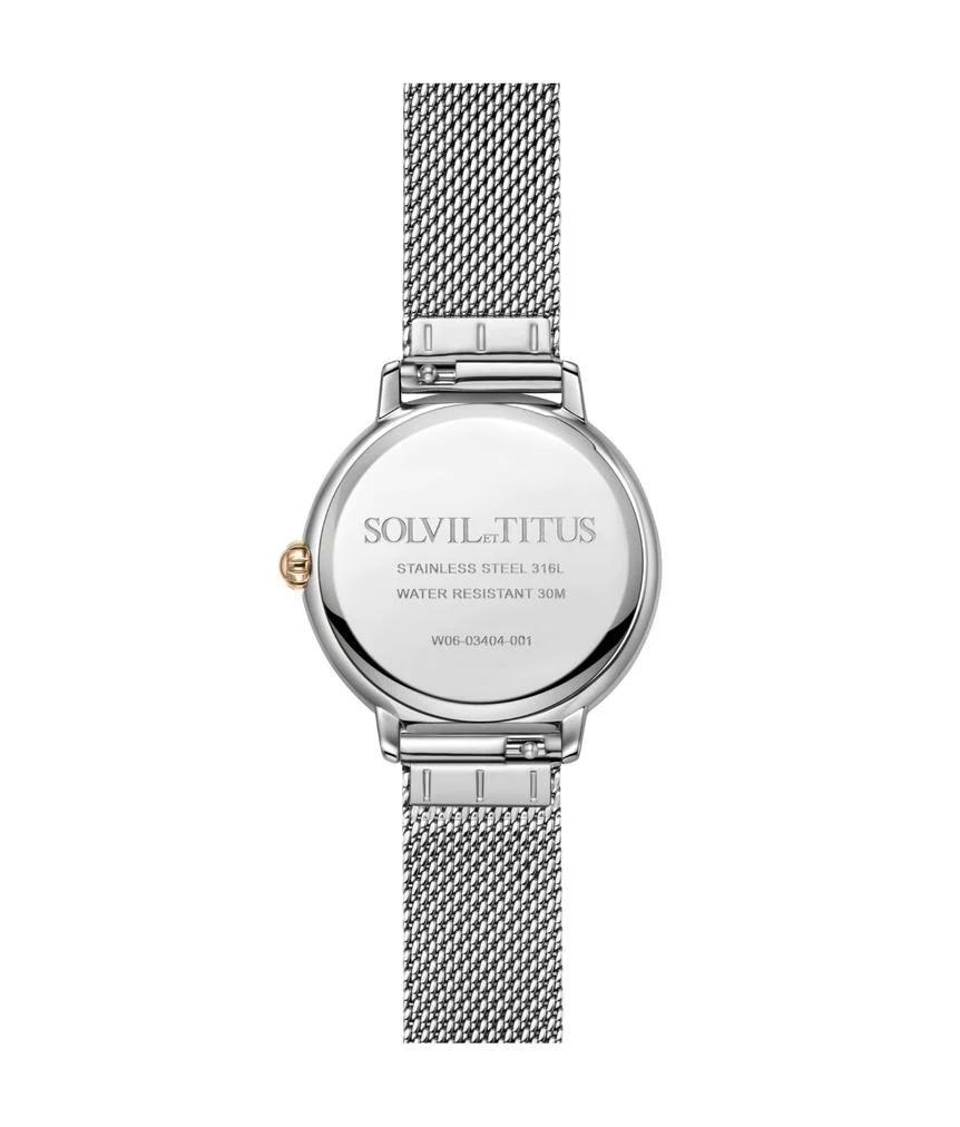 [WOMEN] Fashionista Multi-Function Day & Night Quartz Stainless Steel Watch [W06-03404-001]