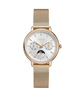 [WOMEN] Fashionista Multi-Function Day & Night Quartz Stainless Steel Watch [W06-03404-002]