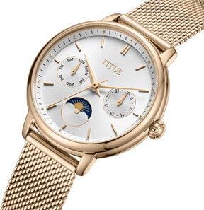 [WOMEN] Fashionista Multi-Function Day & Night Quartz Stainless Steel Watch [W06-03404-002]