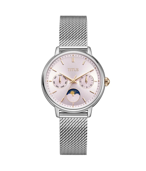 [WOMEN] Fashionista Multi-Function Day & Night Quartz Stainless Steel Watch [W06-03404-003]