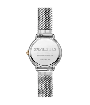 [WOMEN] Fashionista Multi-Function Day & Night Quartz Stainless Steel Watch [W06-03404-003]