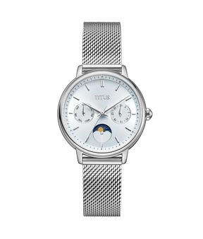 [WOMEN] Fashionista Multi-Function Day & Night Quartz Stainless Steel Watch [W06-03404-004]