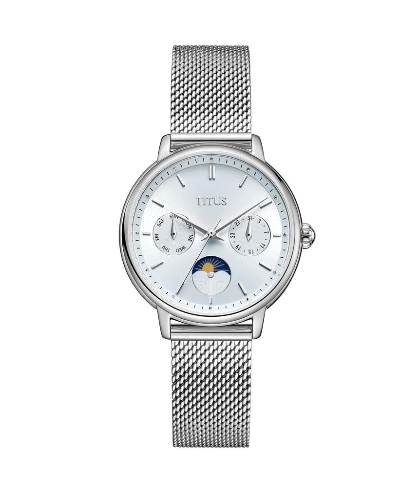 [WOMEN] Fashionista Multi-Function Day & Night Quartz Stainless Steel Watch [W06-03404-004]
