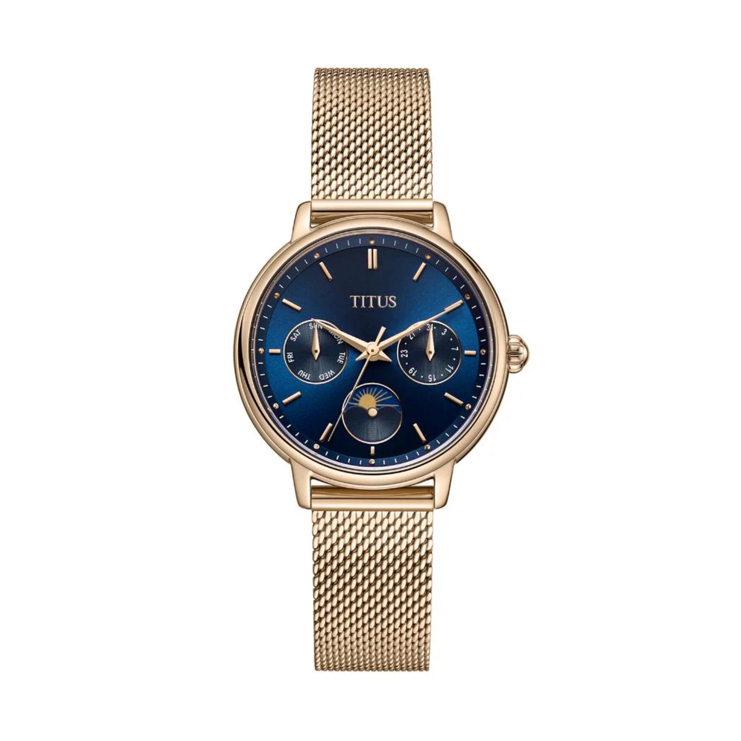 [WOMEN] Fashionista Multi-Function Day & Night Quartz Stainless Steel Watch [W06-03404-005]