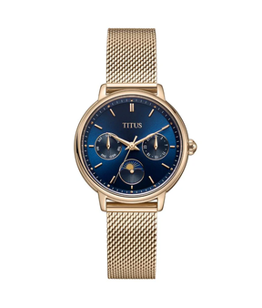 [WOMEN] Fashionista Multi-Function Day & Night Quartz Stainless Steel Watch [W06-03404-005]