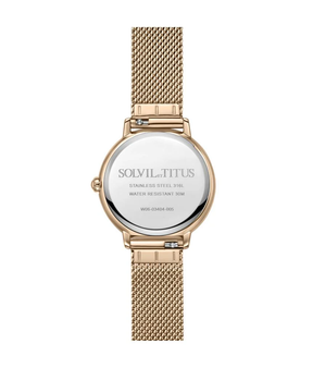[WOMEN] Fashionista Multi-Function Day & Night Quartz Stainless Steel Watch [W06-03404-005]