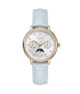 [WOMEN] Fashionista Multi-Function Day & Night Quartz Leather Watch [W06-03404-006]