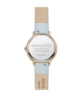 [WOMEN] Fashionista Multi-Function Day & Night Quartz Leather Watch [W06-03404-006]
