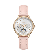 [WOMEN] Fashionista Multi-Function Day & Night Quartz Leather Watch [W06-03404-007]