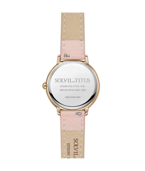 [WOMEN] Fashionista Multi-Function Day & Night Quartz Leather Watch [W06-03404-007]