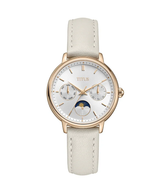 [WOMEN] Fashionista Multi-Function Day & Night Quartz Leather Watch [W06-03404-008]