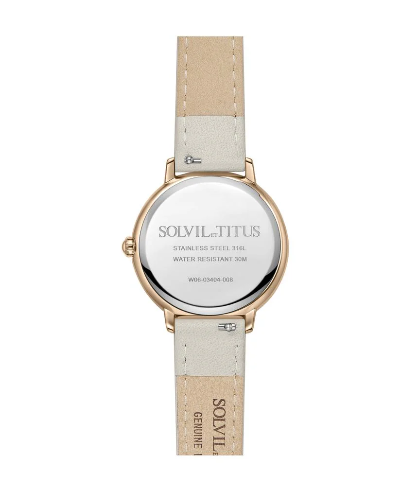 [WOMEN] Fashionista Multi-Function Day & Night Quartz Leather Watch [W06-03404-008]