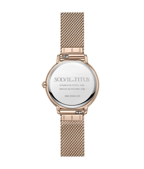 [WOMEN] Fashionista Multi-Function Day & Night Quartz Stainless Steel Watch [W06-03404-009]