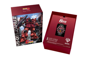 Saber Collection "MS-06S Red Comet Zaku II" Limited-Edition Chronograph (Limited quantity TBC) W06-03408-001