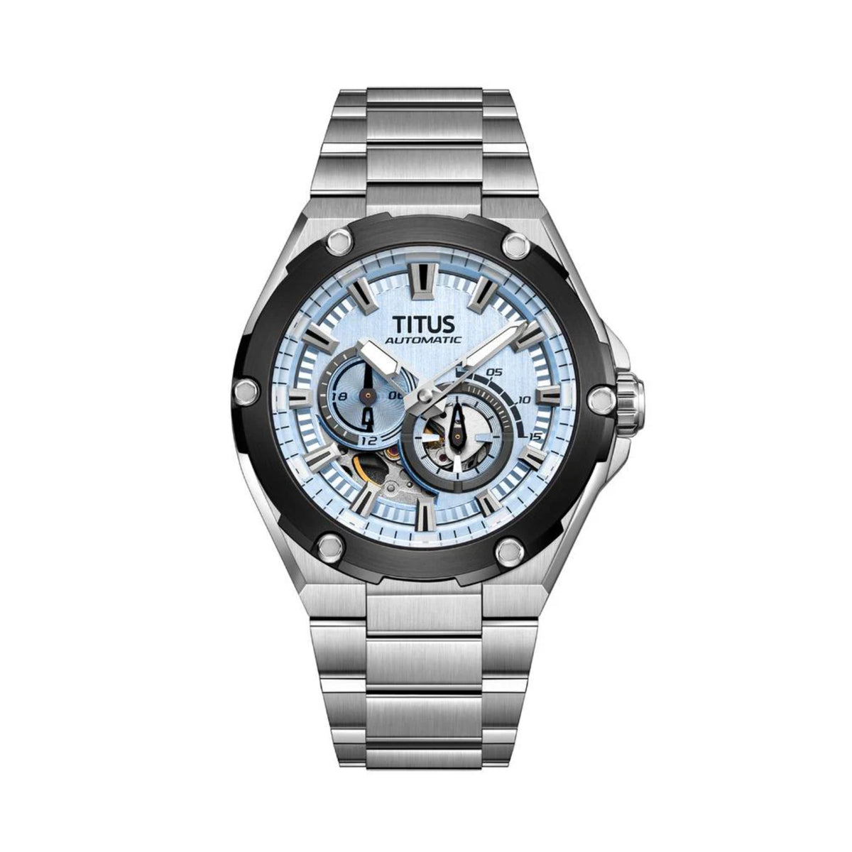 [MEN] Voyager Multi-Function Mechanical Stainless Steel Men Watch [W06-03410-001]