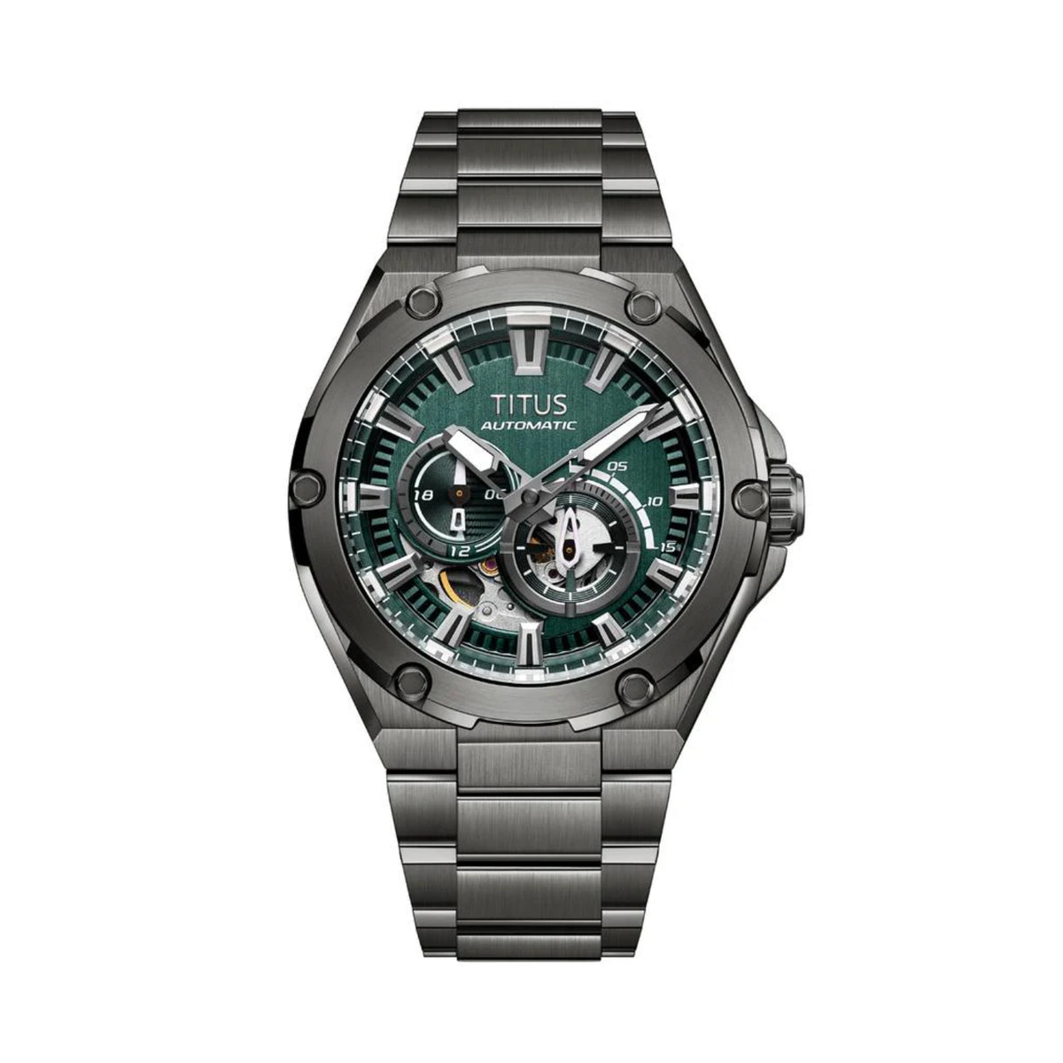 [MEN] Voyager Multi-Function Mechanical Stainless Steel Men Watch [W06-03410-002]