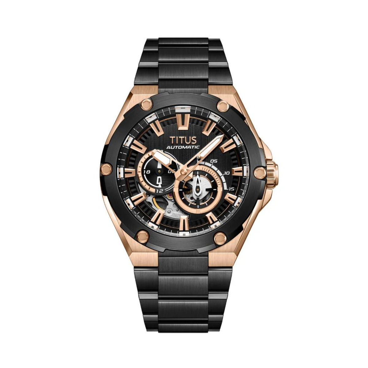 [MEN] Voyager Multi-Function Mechanical Stainless Steel Men Watch [W06-03410-003]