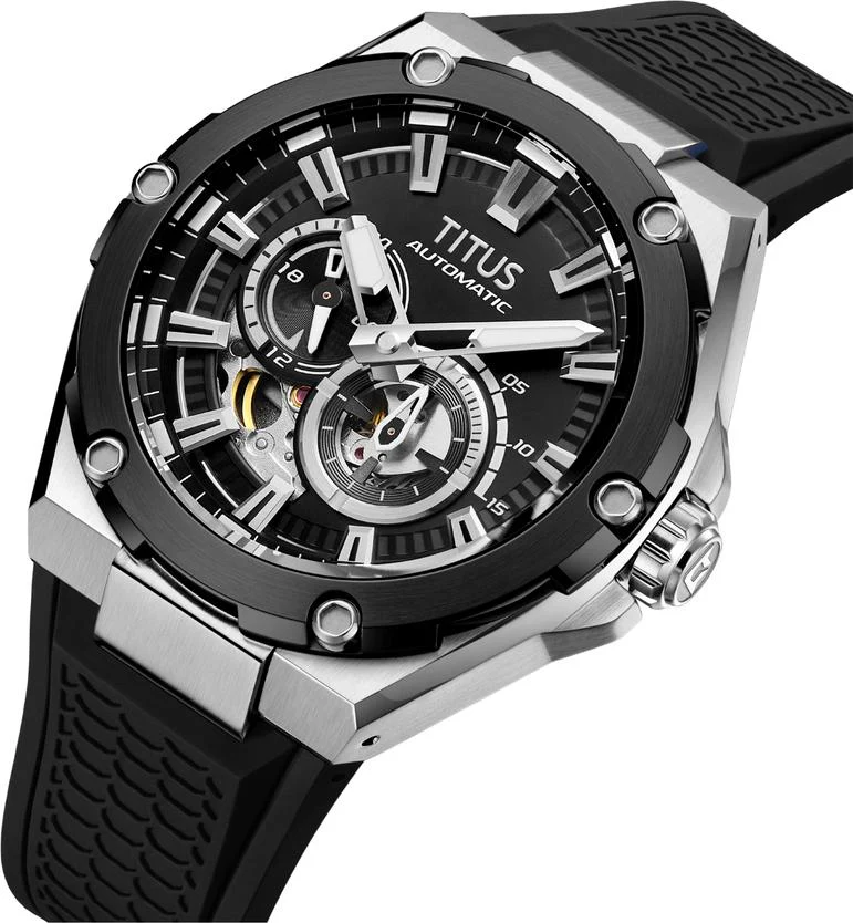 [MEN] Voyager Multi-Function Mechanical Silicon Men Watch [W06-03410-004]
