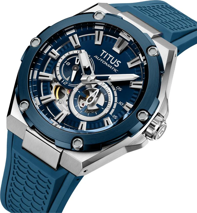 [MEN] Voyager Multi-Function Mechanical Silicon Men Watch [W06-03410-005]