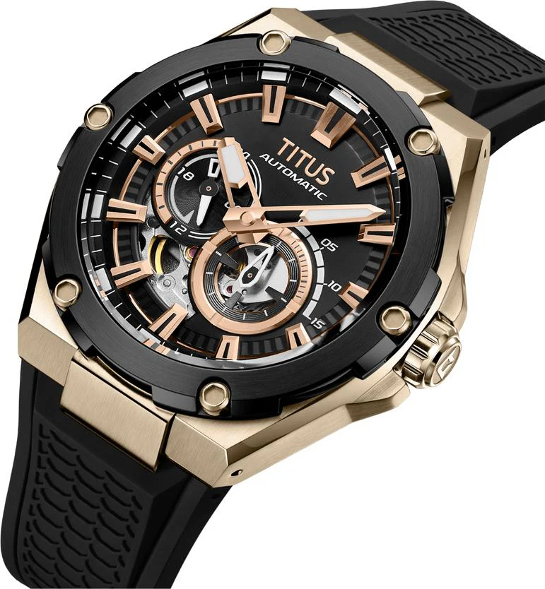 [MEN] Voyager Multi-Function Mechanical Silicon Men Watch [W06-03410-006]