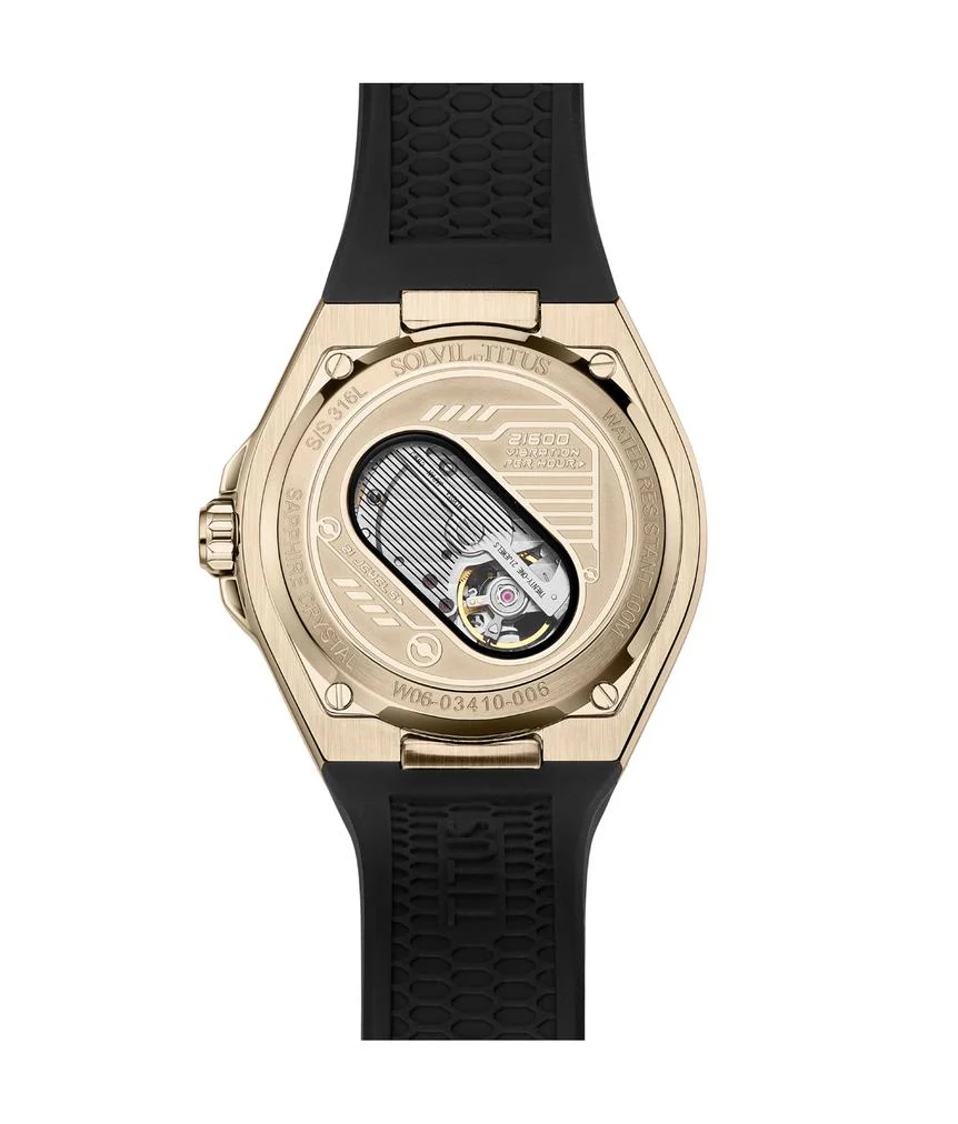 [MEN] Voyager Multi-Function Mechanical Silicon Men Watch [W06-03410-006]