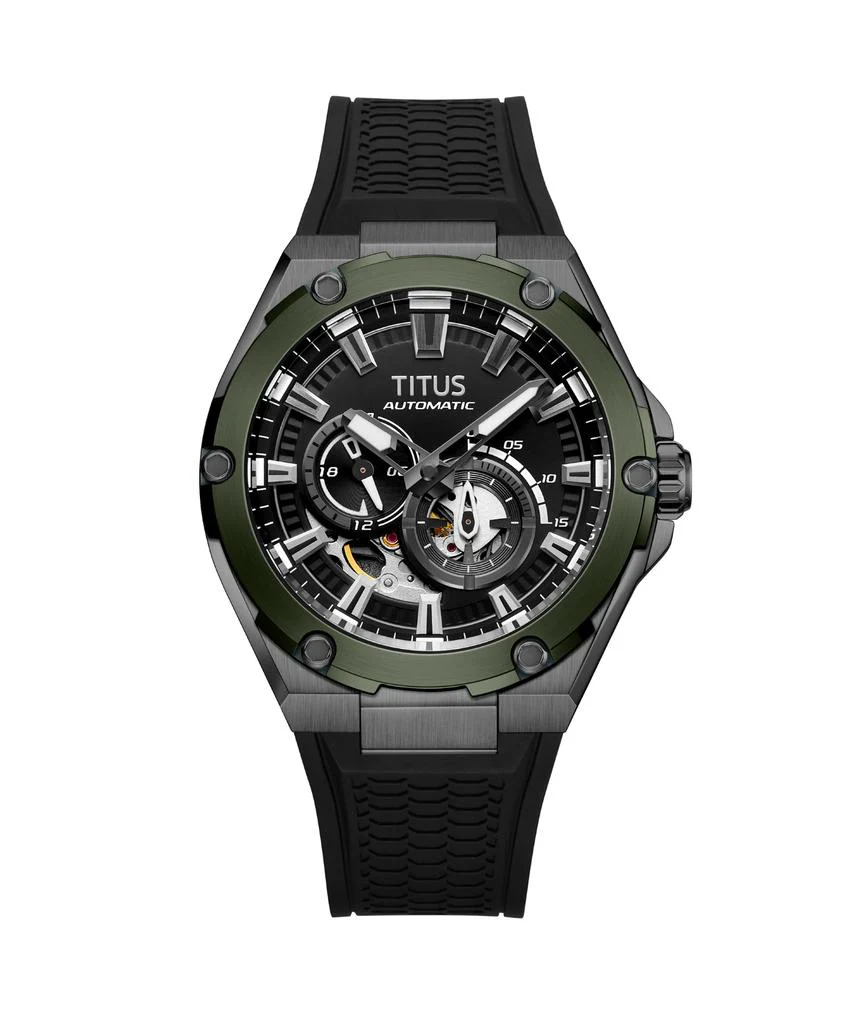 [MEN] Voyager Multi-Function Mechanical Silicon Men Watch [W06-03410-007]