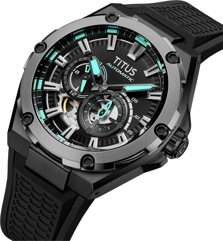 [MEN] Voyager Multi-Function Mechanical Silicon Men Watch [W06-03410-008]