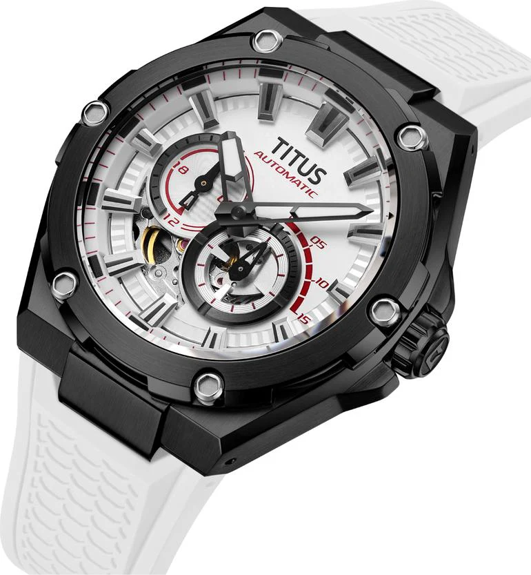 [MEN] Voyager Multi-Function Mechanical Silicon Men Watch [W06-03410-009]