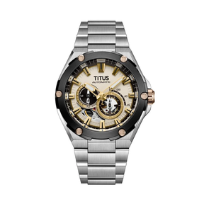 [MEN] Voyager Multi-Function Mechanical Stainless Steel Watch [W06-03410-013]