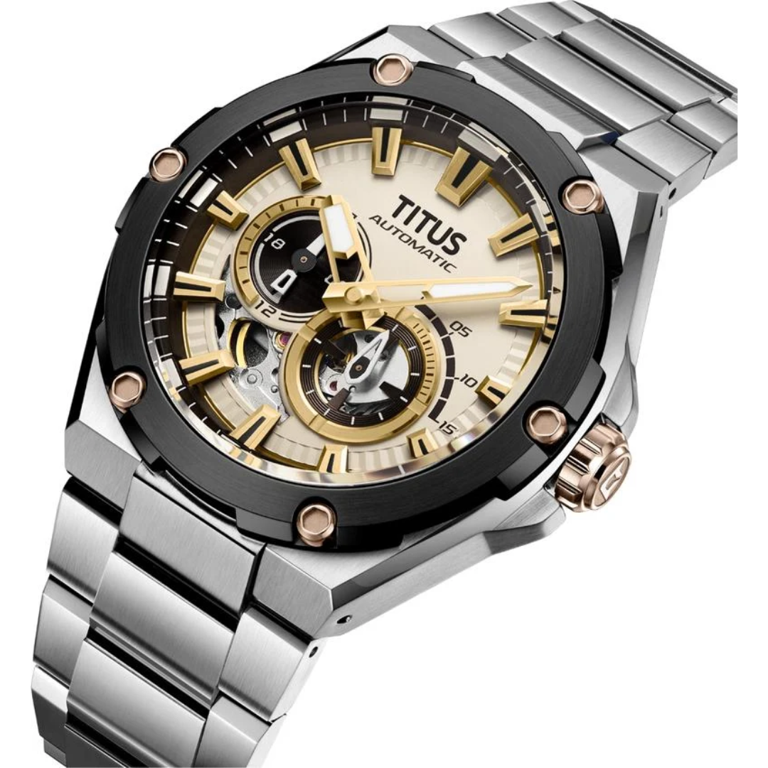 [MEN] Voyager Multi-Function Mechanical Stainless Steel Watch [W06-03410-013]
