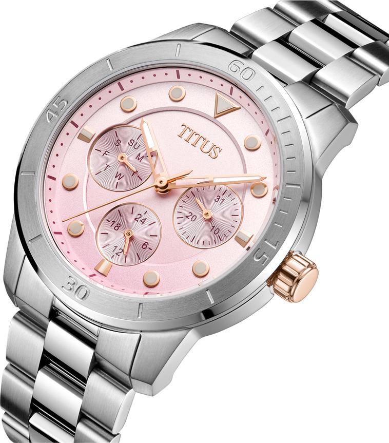 [WOMEN] Aspira Multi-Function Quartz Stainless Steel Watch [W06-03413-002]