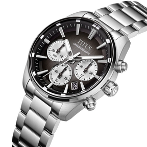[MEN] Saber Chronograph Quartz Stainless Steel Watch [W06-03414-001]