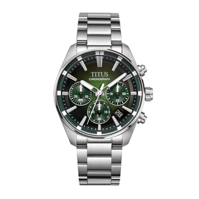 [MEN] Saber Chronograph Quartz Stainless Steel Watch [W06-03414-002]