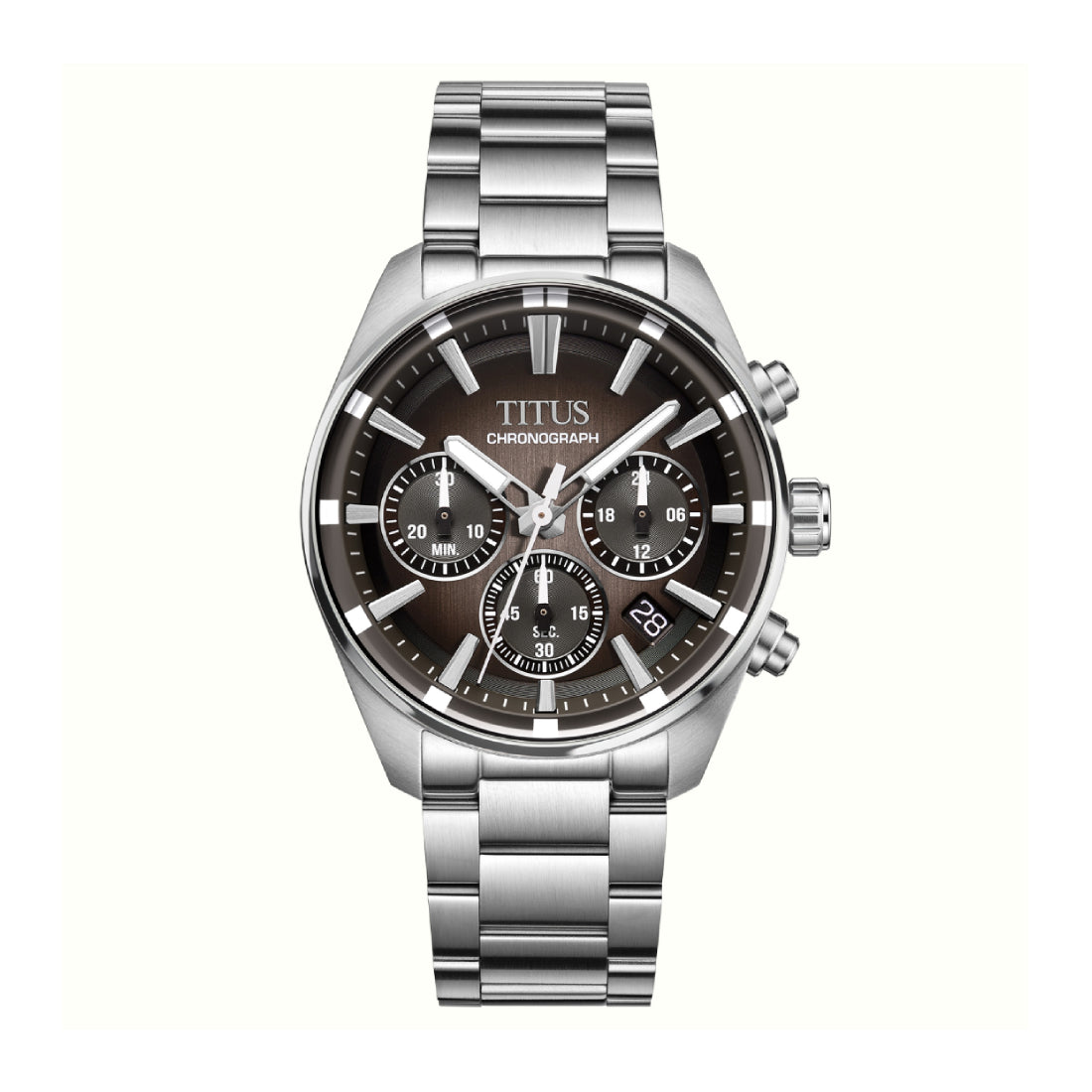 [MEN] Saber Chronograph Quartz Stainless Steel Watch [W06-03414-003]