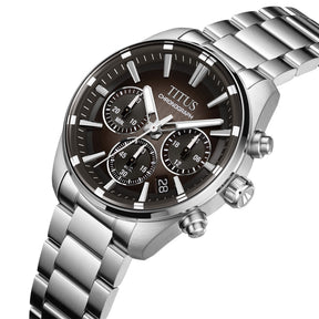 [MEN] Saber Chronograph Quartz Stainless Steel Watch [W06-03414-003]