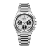[MEN] Vinyl Chronograph Quartz Stainless Steel Watch [W06-03415-001]