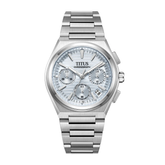 [MEN] Vinyl Chronograph Quartz Stainless Steel Watch [W06-03415-002]