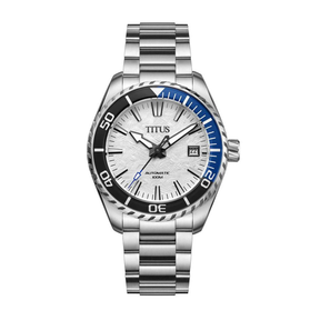 [MEN] Saber 3 Hands Date Automatic Stainless Steel Watch [W06-03423-001]